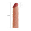 Funda Pleasure X-Tender 3 Flesh - Imagen 2