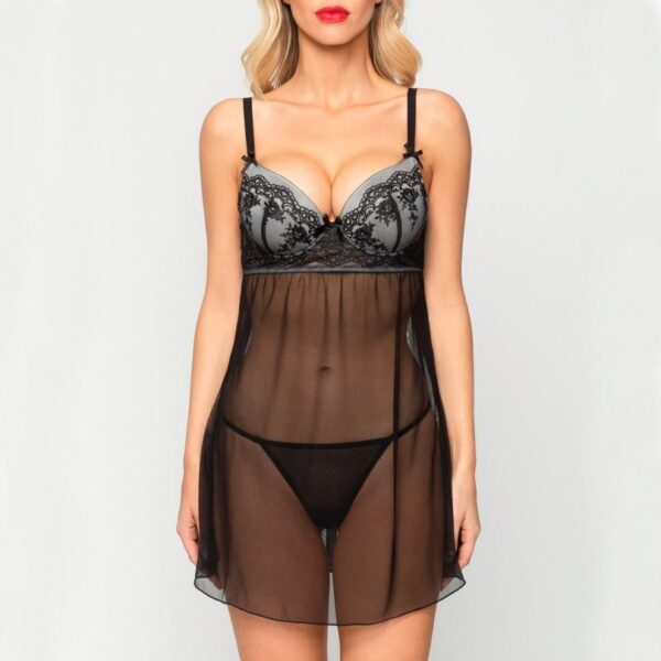 Babydoll encaje & malla