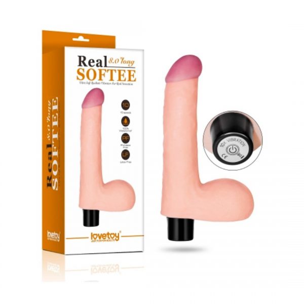 Dildo vibrador RealSoftee - Imagen 2