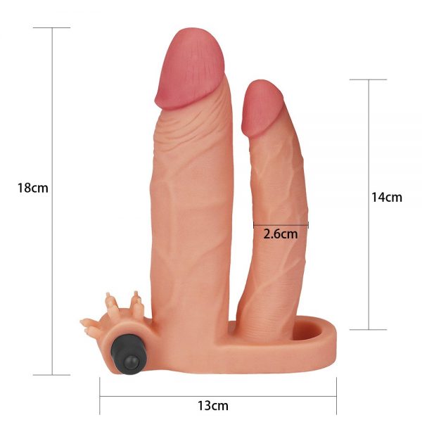 Funda Vibratoria Doble Pleasure X Tender - Imagen 2