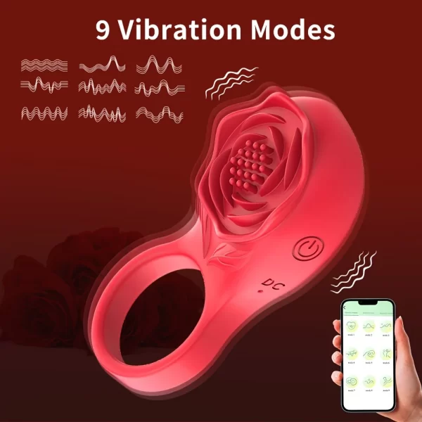 Anillo Vibrador Rosa APP - Imagen 3