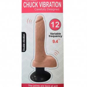Vibrador con ventosa Chuck