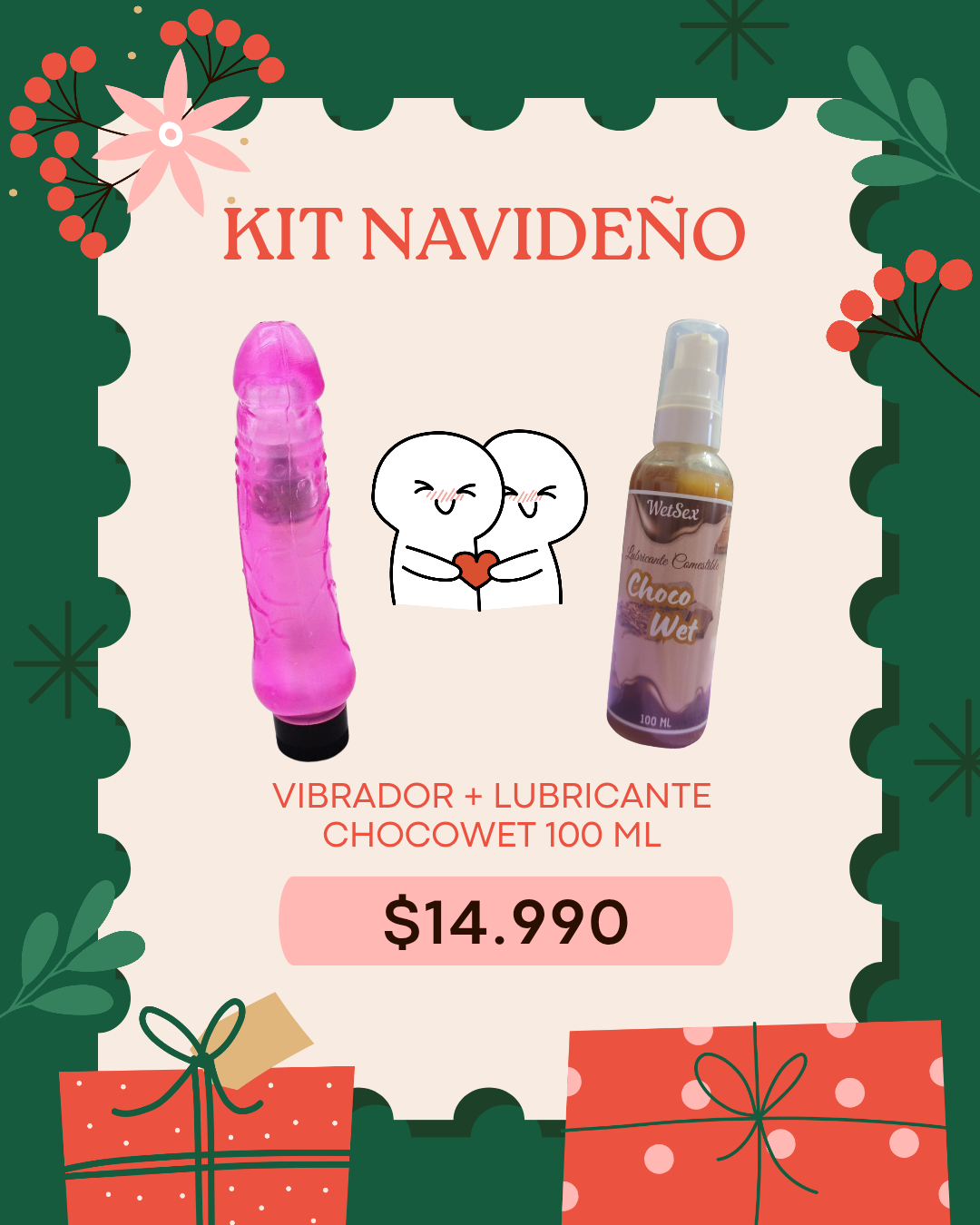 Pack Vibrador + Lubricante Chocowet